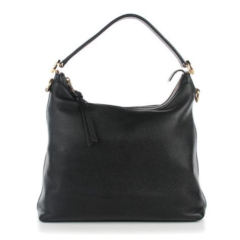 gucci hobo miss gg|GUCCI Pebbled Calfskin Small Miss GG Hobo Black.